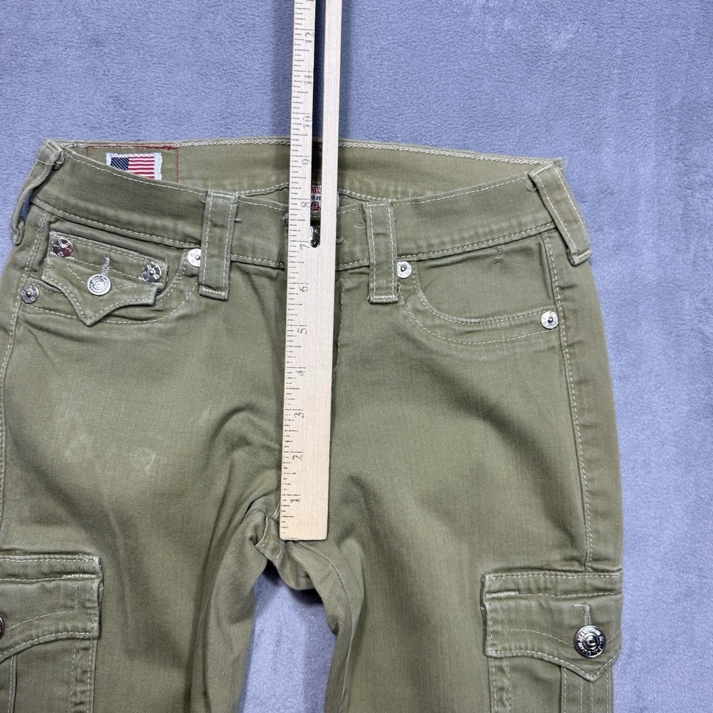 VINTAGE True Religion Jeans Womens 27x30 Krista World Tour Cargo Made In USA - Picture 8 of 11